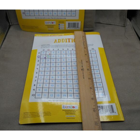 Wipe-Clean Workbook Addition Grade 1 Books Bendon Publishing Lot of 2 - Picture 7 of 9